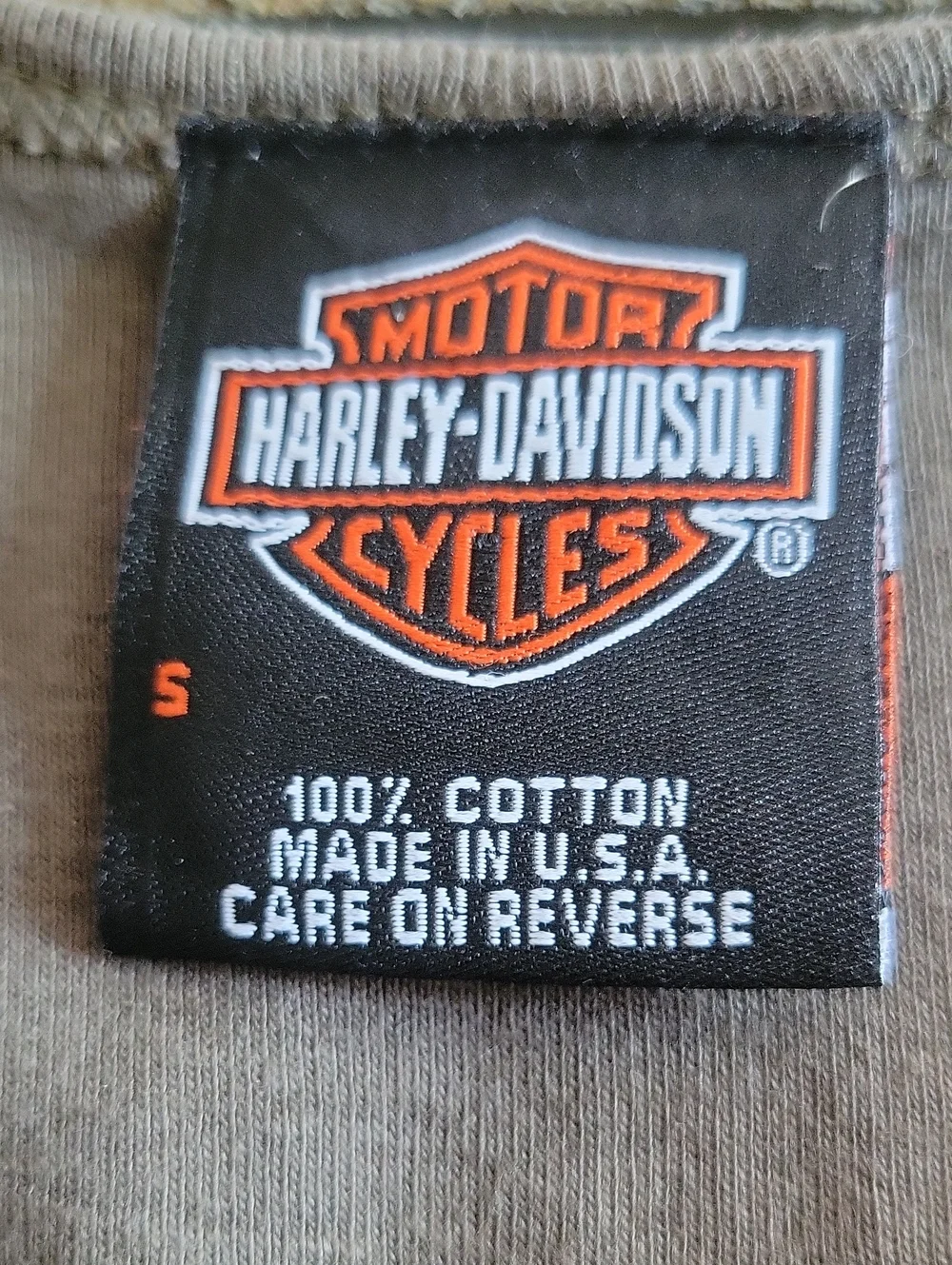 Harley-Davidson Tank Top Small Green Pink